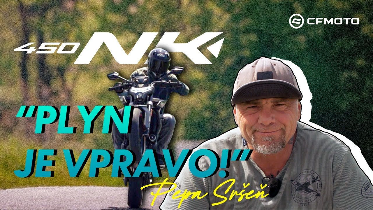 NK450 od CFMOTO v testu Pepy Sršně na videu.