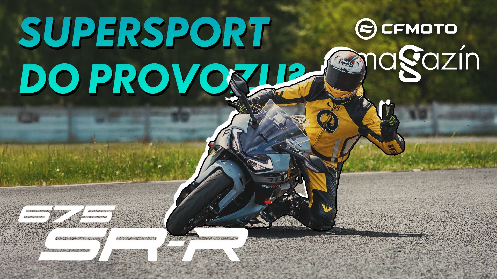 CFMOTO 675SR-R video z testování na okruhu v Mostě.
