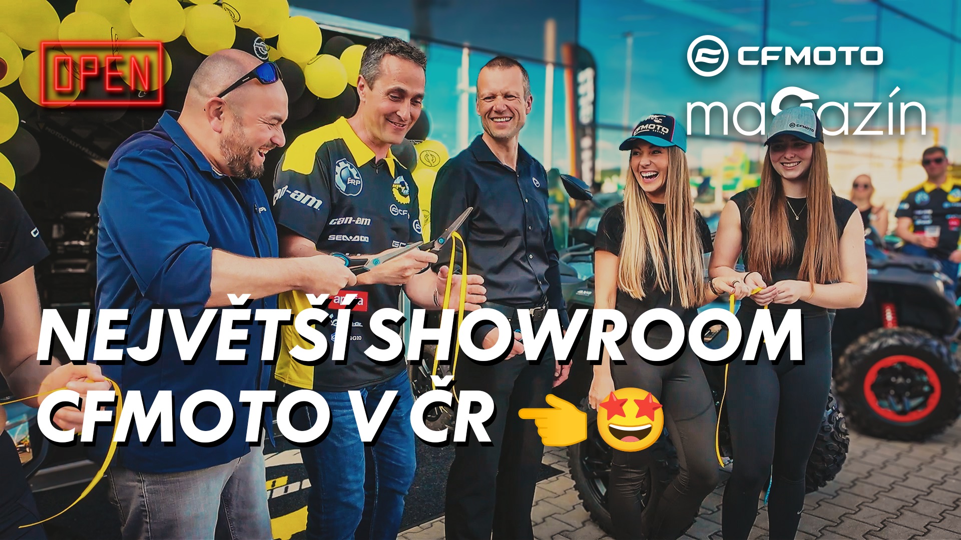 MOTOBOOM - nové dealerství CFMOTO a GOES v Českých Budějovicích.