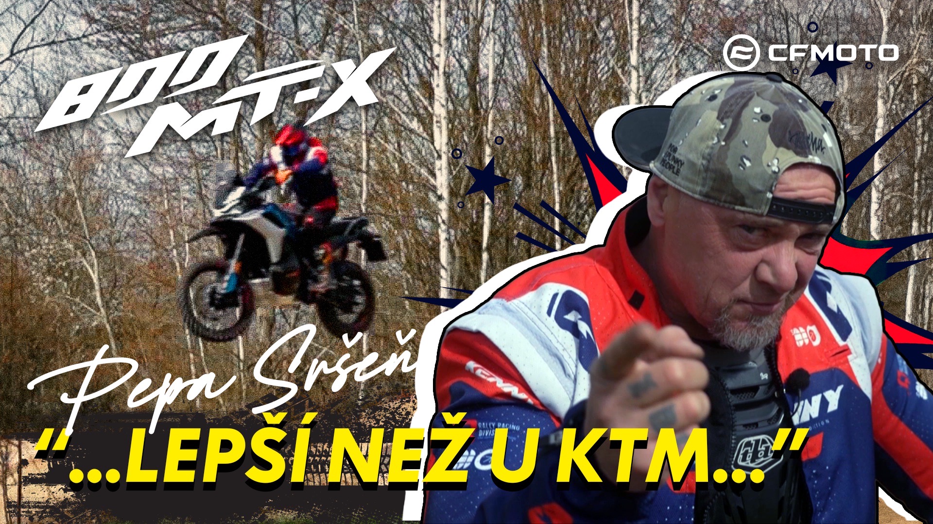 Pepa Sršeň a CFMOTO 800MT-X v nekompromisním testu.