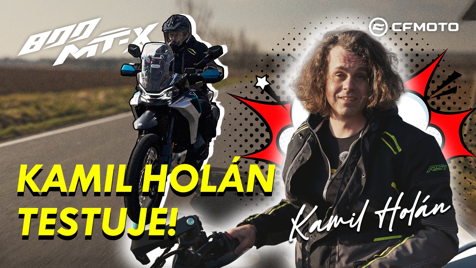 Kamil Holan testuje CFMOTO 800MT-X
