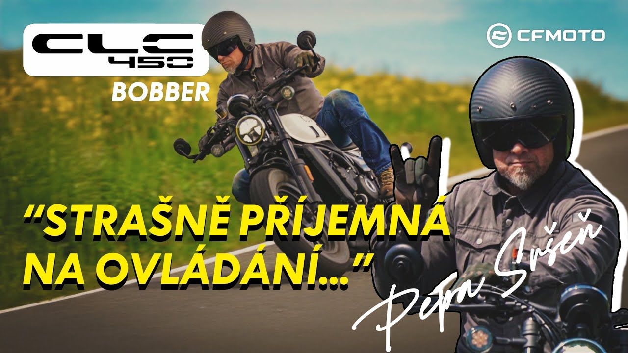 CFMOTO 450CL-C Bobber v rukou Pepy Sršně - Video