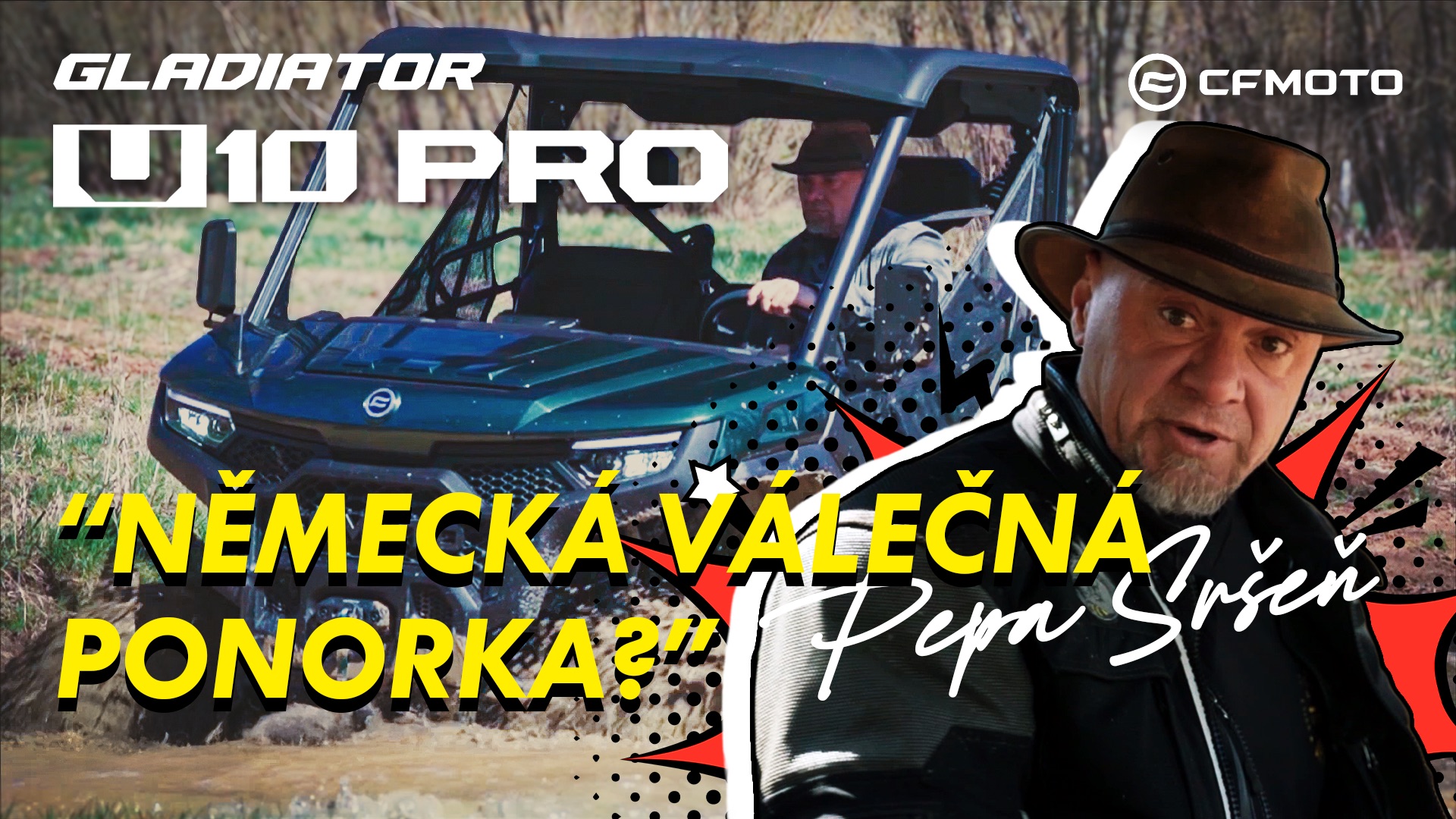 CFMOTO U10 PRO a Pepa Sršeň