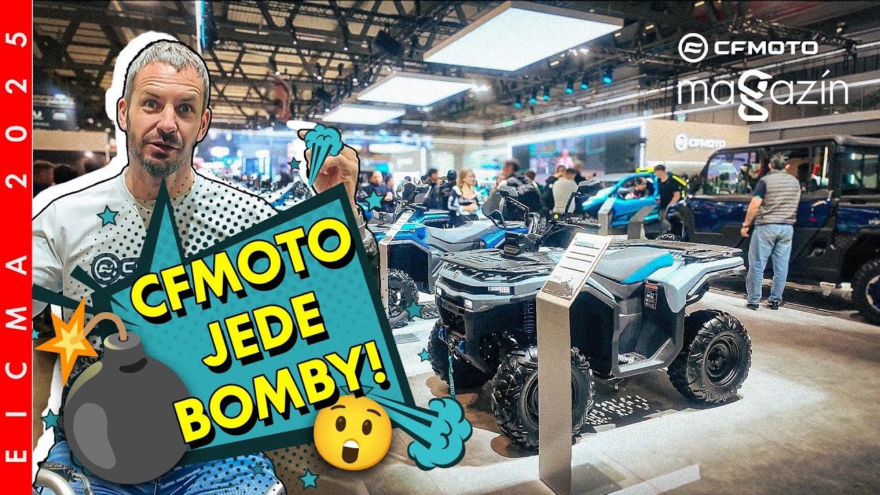 Čtyřkolky CFMOTO Gladiátor GEN4 na výstavě EICMA